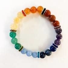 Chakra with Sparkling Rainbow Spacers