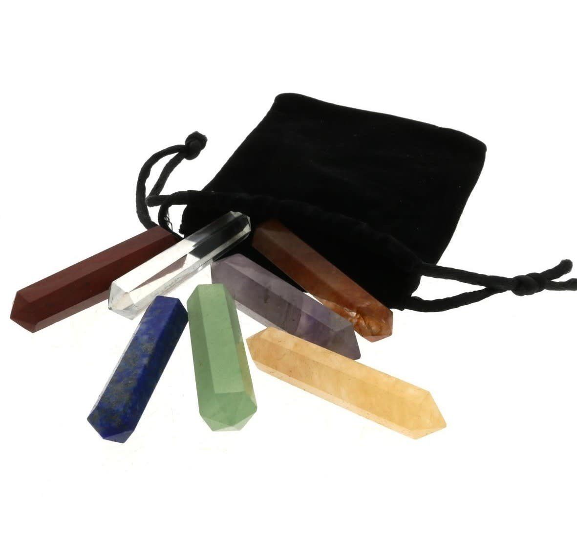 Double Point Chakra Set with Velvet Bag