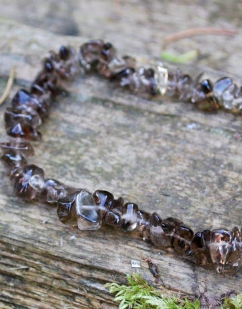 Smoky Quartz - Chip Bracelet