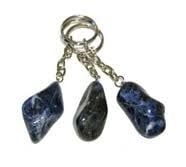 Tumbled Stone Keychains - Sodalite