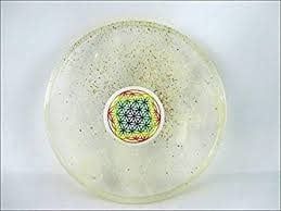 Selenite Orgonite Coaster