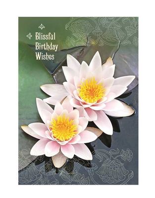 Blissful Birthday - Greeting Card