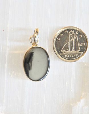 Hematite Pendant Sterling Silver