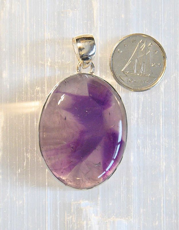 Star Amethyst Pendant B Sterling Silver
