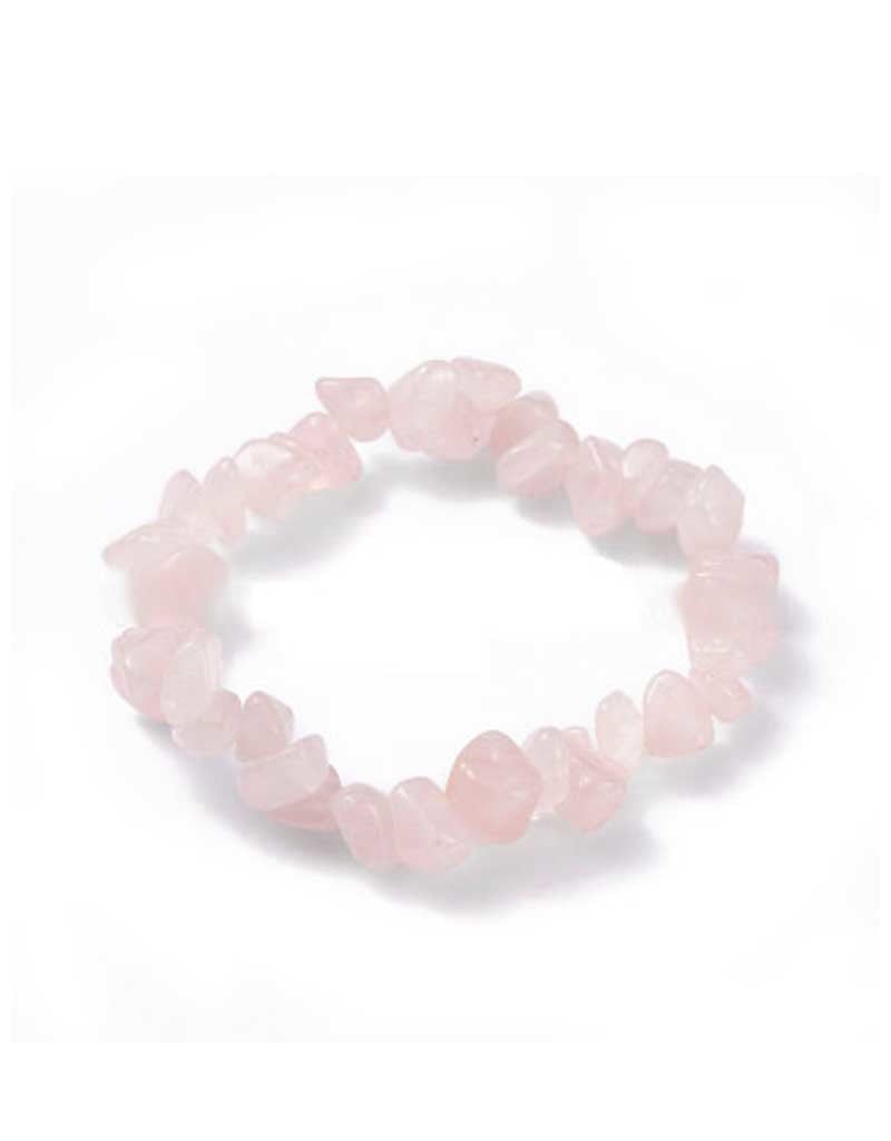 Rose Quartz - Chip Bracelet