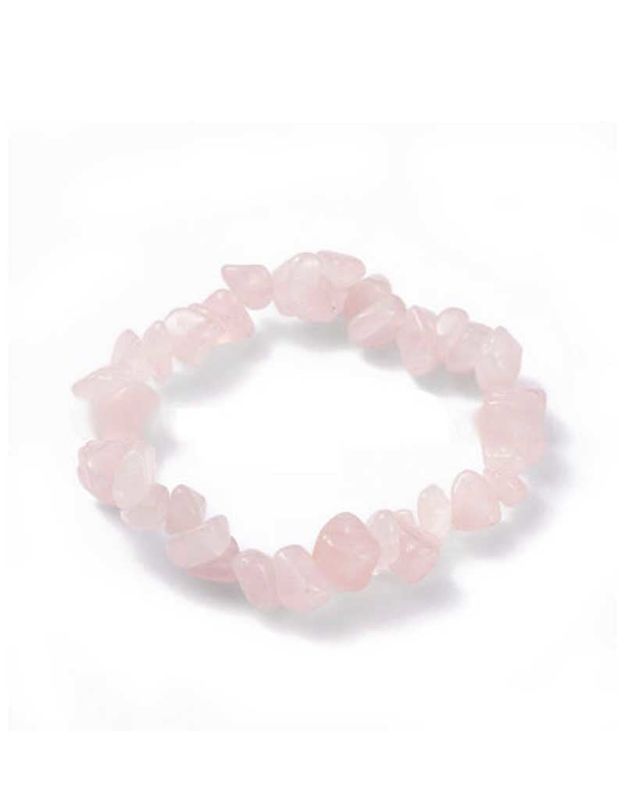 Rose Quartz - Chip Bracelet