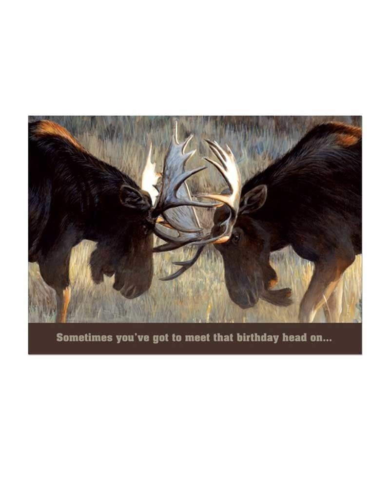 Head on Birthday - Greeting Card