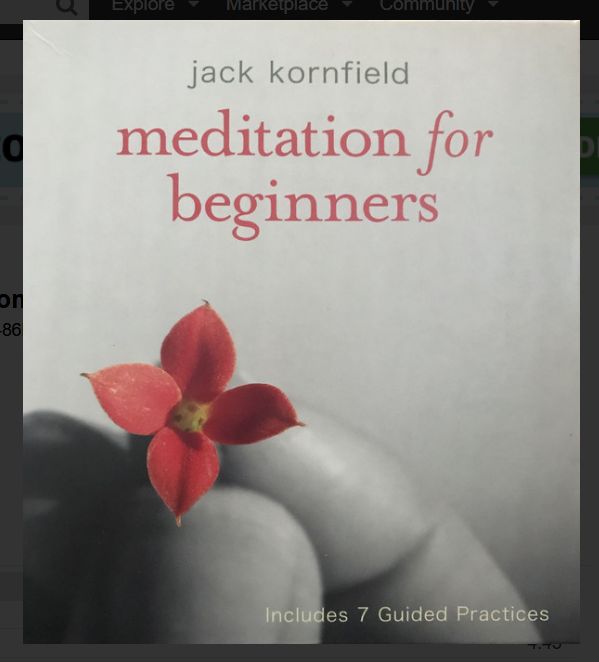 Meditation for Beginners CD&#39;s by Jack Kornfield