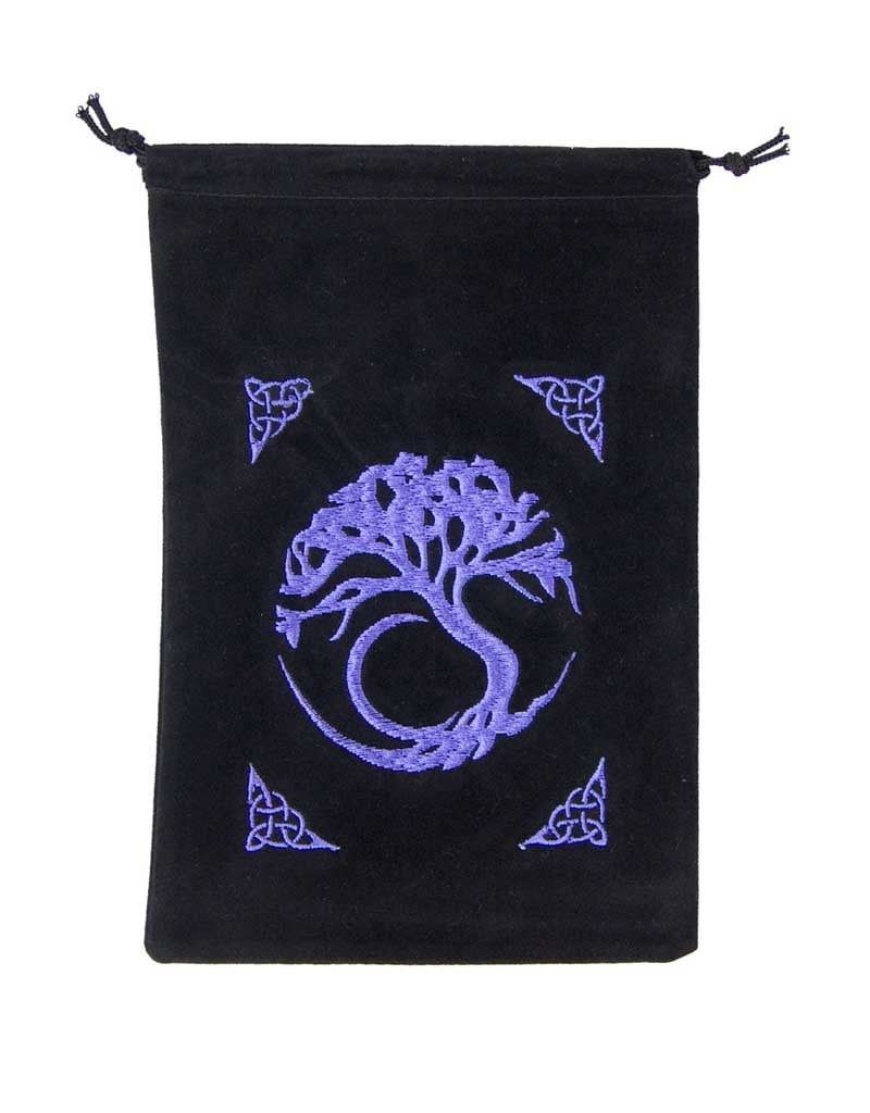 Tree of Life Velvet Tarot Bag 5&quot; x  7&quot;