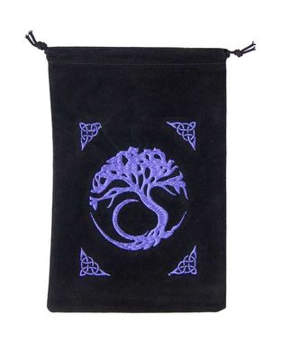 Tree of Life Velvet Tarot Bag 5&quot; x  7&quot;
