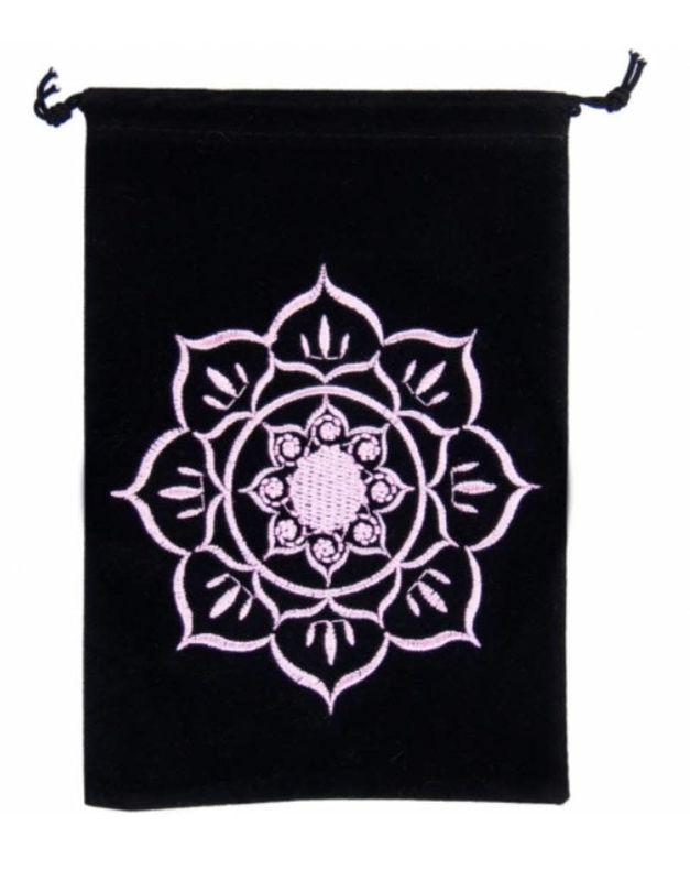Lotus Velvet Tarot Bag 5&quot; x 7&quot;