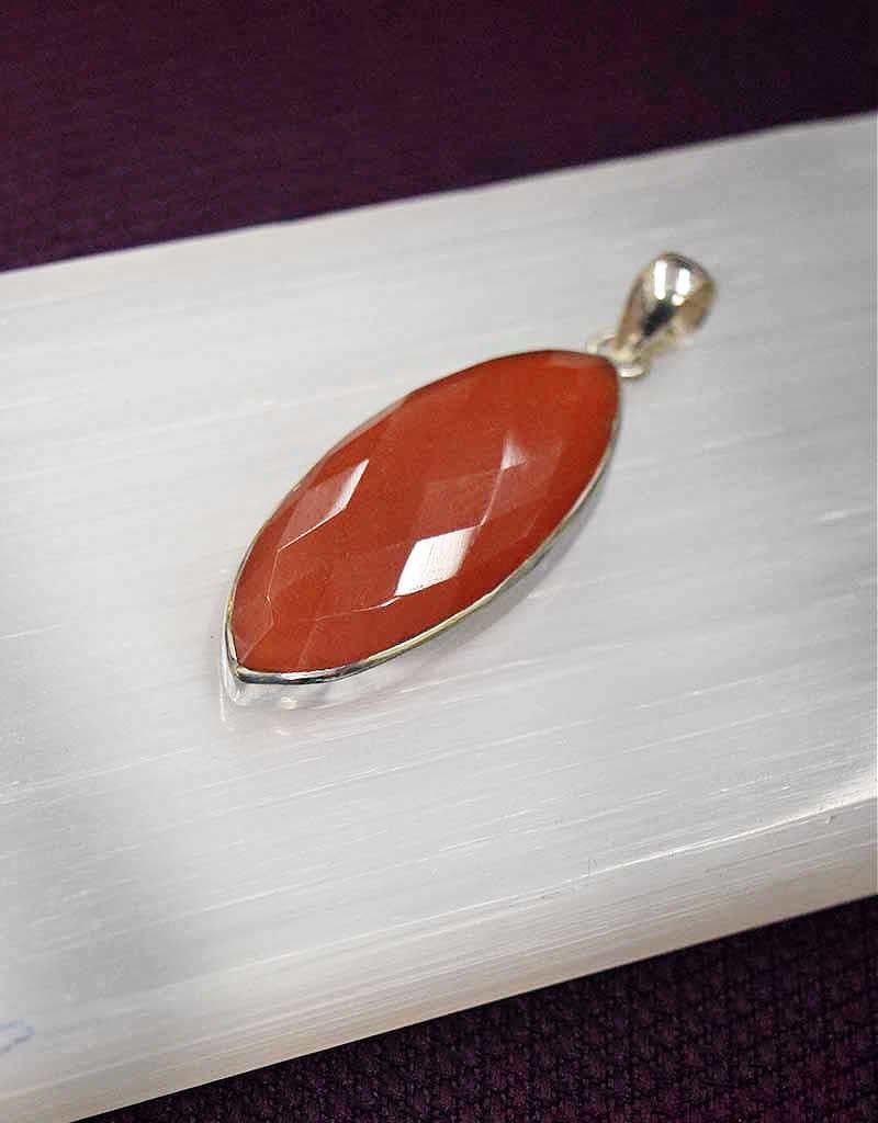 Carnelian A Sterling Silver Pendant