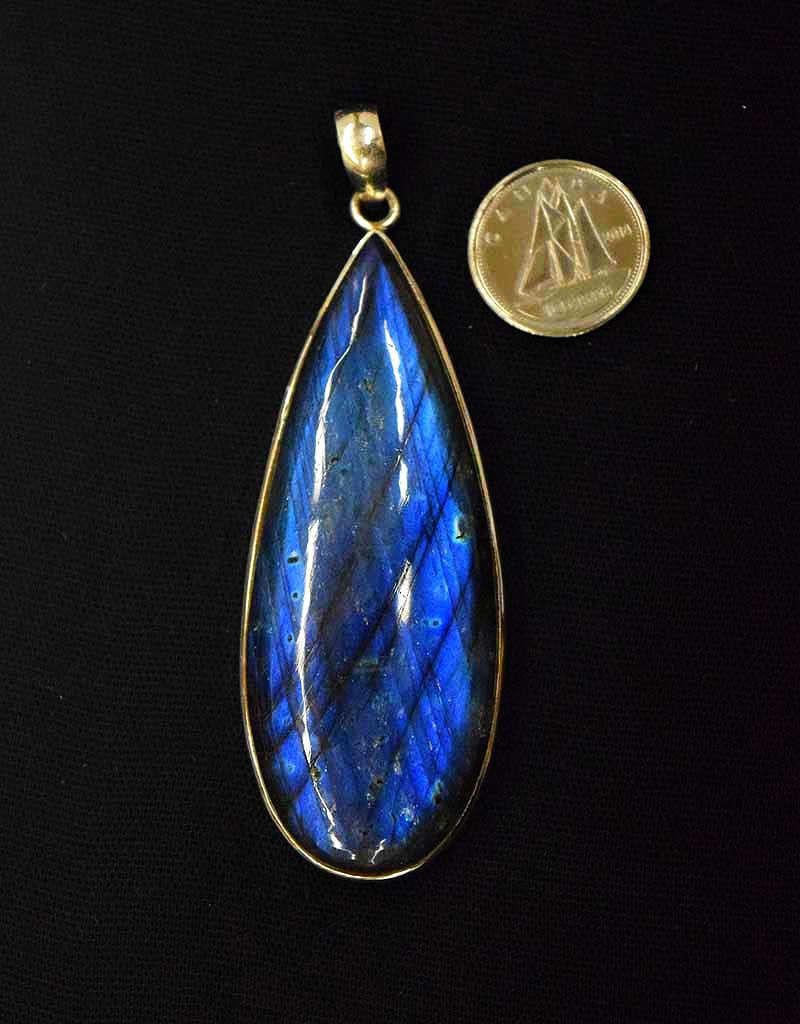 Labradorite Pendant O Sterling Silver
