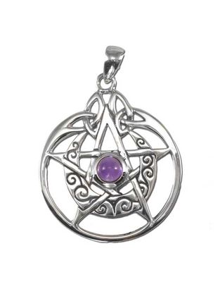 Pentacle Star Amethyst Pendant