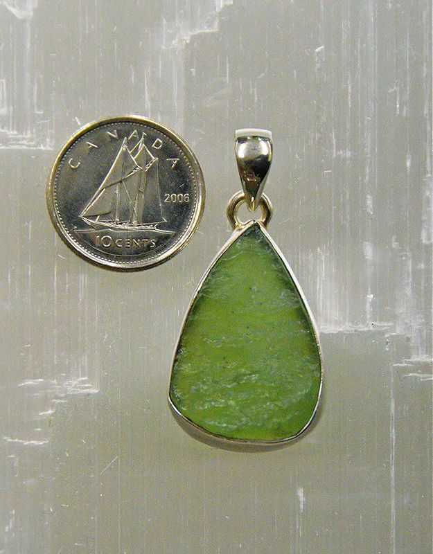 Serpentine Pendant Sterling Silver
