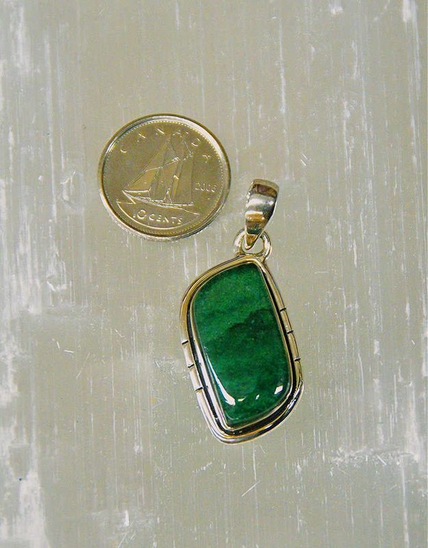 Aventurine B Pendant Sterling Silver
