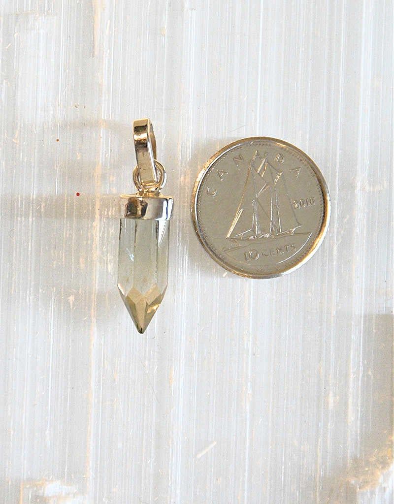 Prasiolite Pendant E Sterling Silver