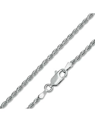 Chain Rope 40  - 18" Sterling Silver