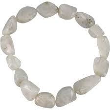 Rainbow Moonstone Tumbled Bracelet