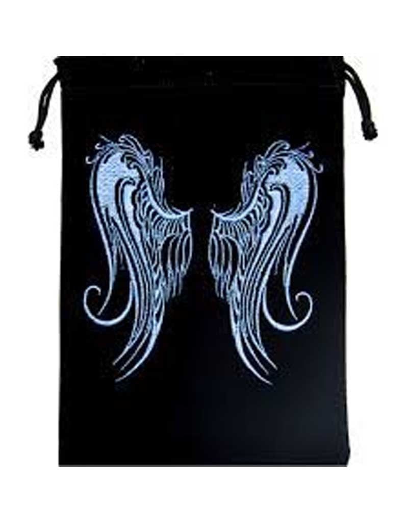 Angel Wings Velvet Tarot Bag - 5&quot; x  7&quot;