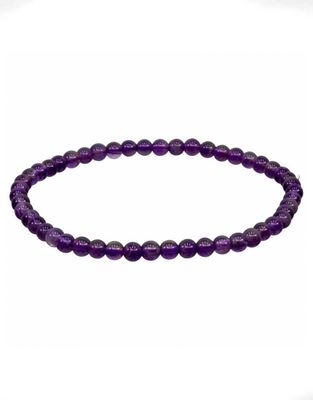 Amethyst 4MM Bracelet