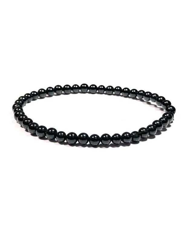 Black Tourmaline 4MM Bracelet