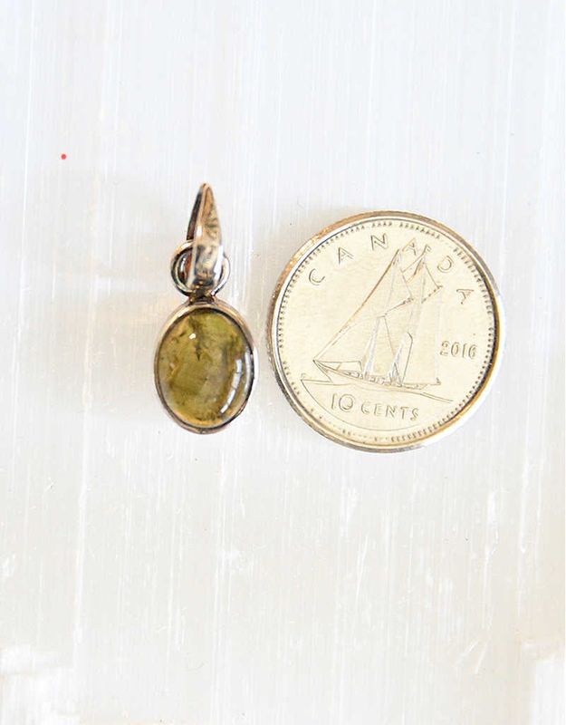 Green Tourmaline B Pendant