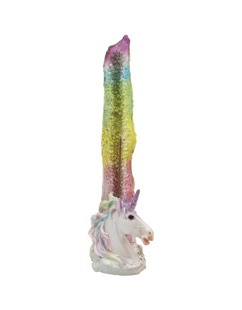 Standing Rainbow Unicorn Incense Burner