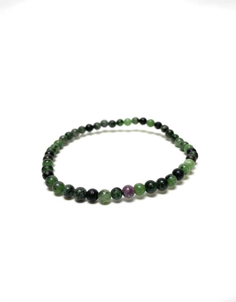 Ruby in Zoisite 4MM Bracelet