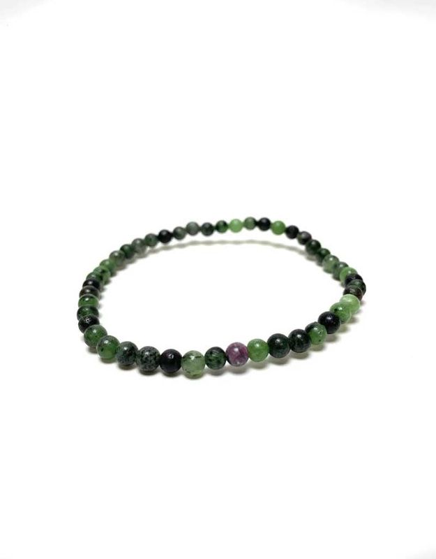 Ruby in Zoisite 4MM Bracelet