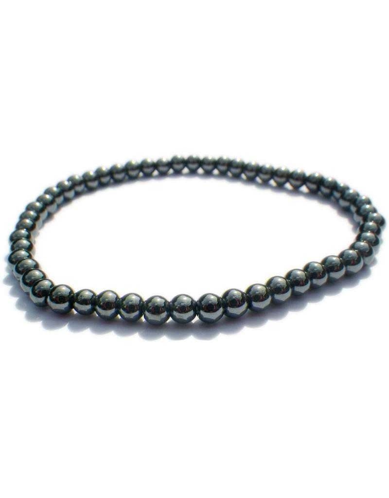 Hematite 4mm Bracelet