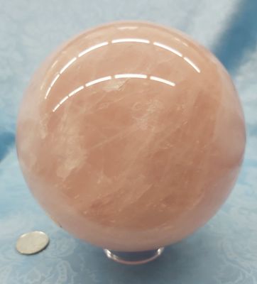 Rose Quartz Sphere 6in - $500