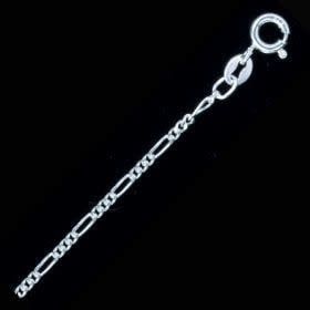 Chain Light Figaro 50 - 20" Sterling Silver