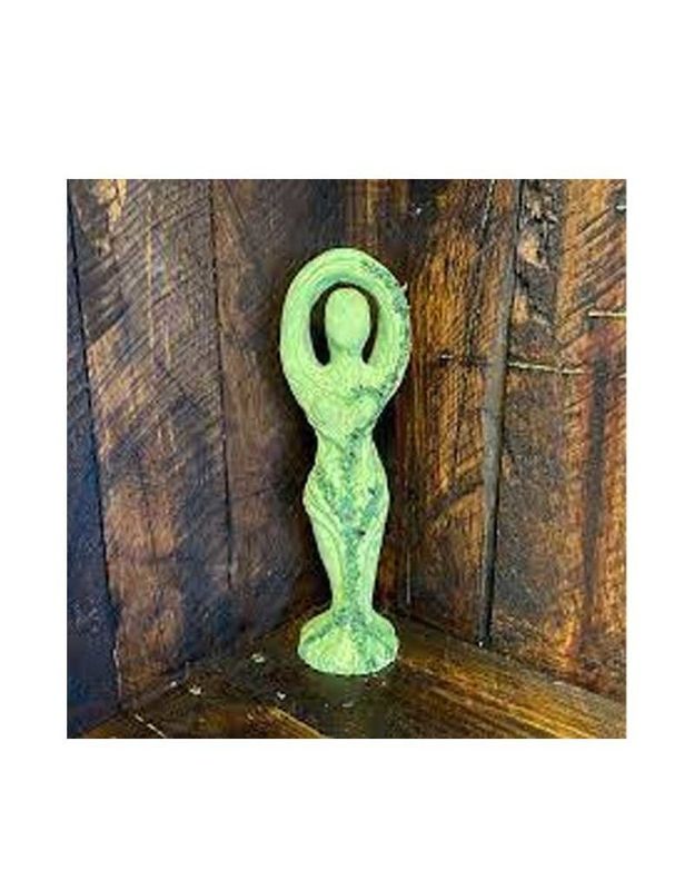 Gypsum Tree Goddess Statue 9.5&quot;