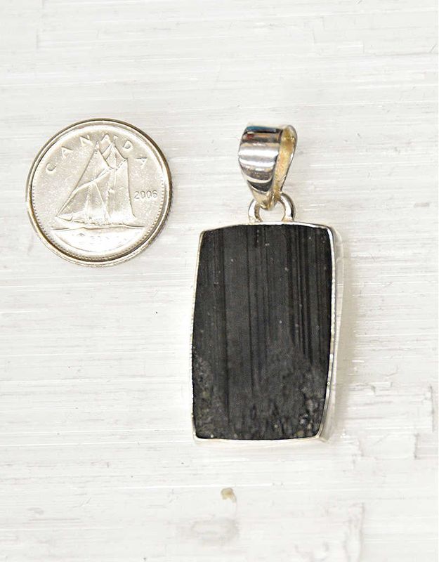 Green Tourmaline Pendant C Sterling Silver