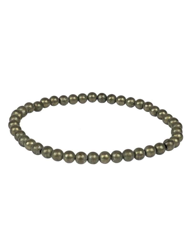 Pyrite 4MM Bracelet