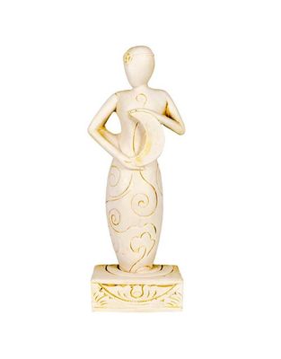 Gypsum Moon Goddess Statue - 7.25″H