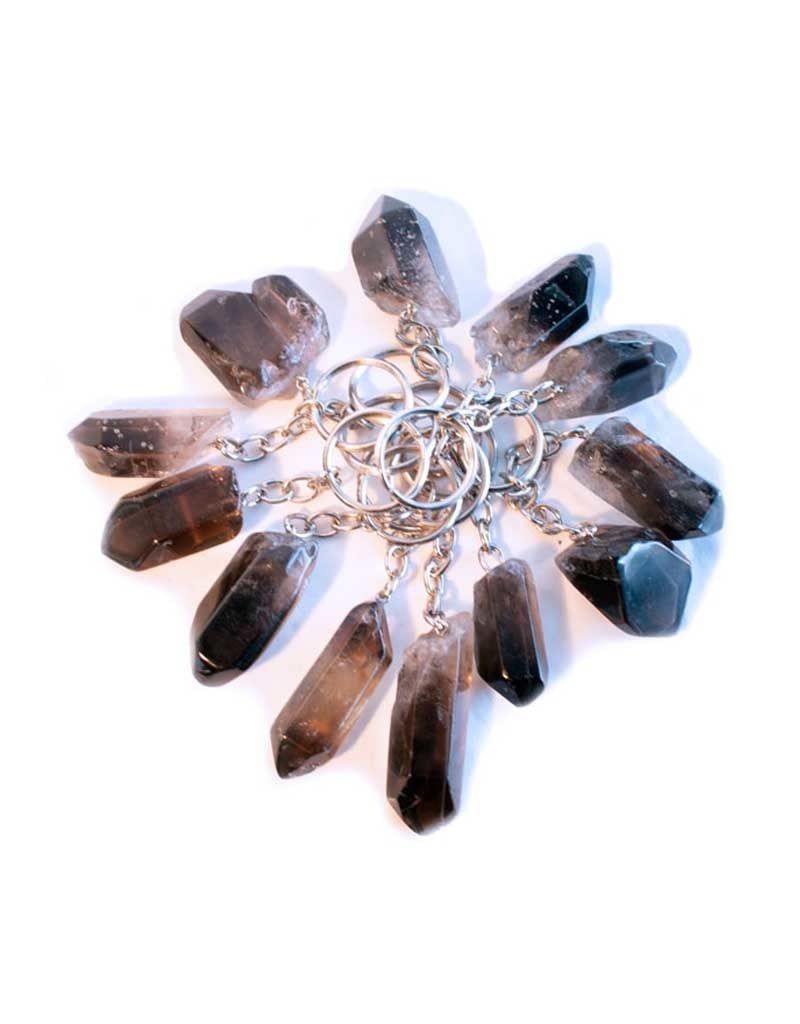 Mineral Keychains - Smoky Quartz Point
