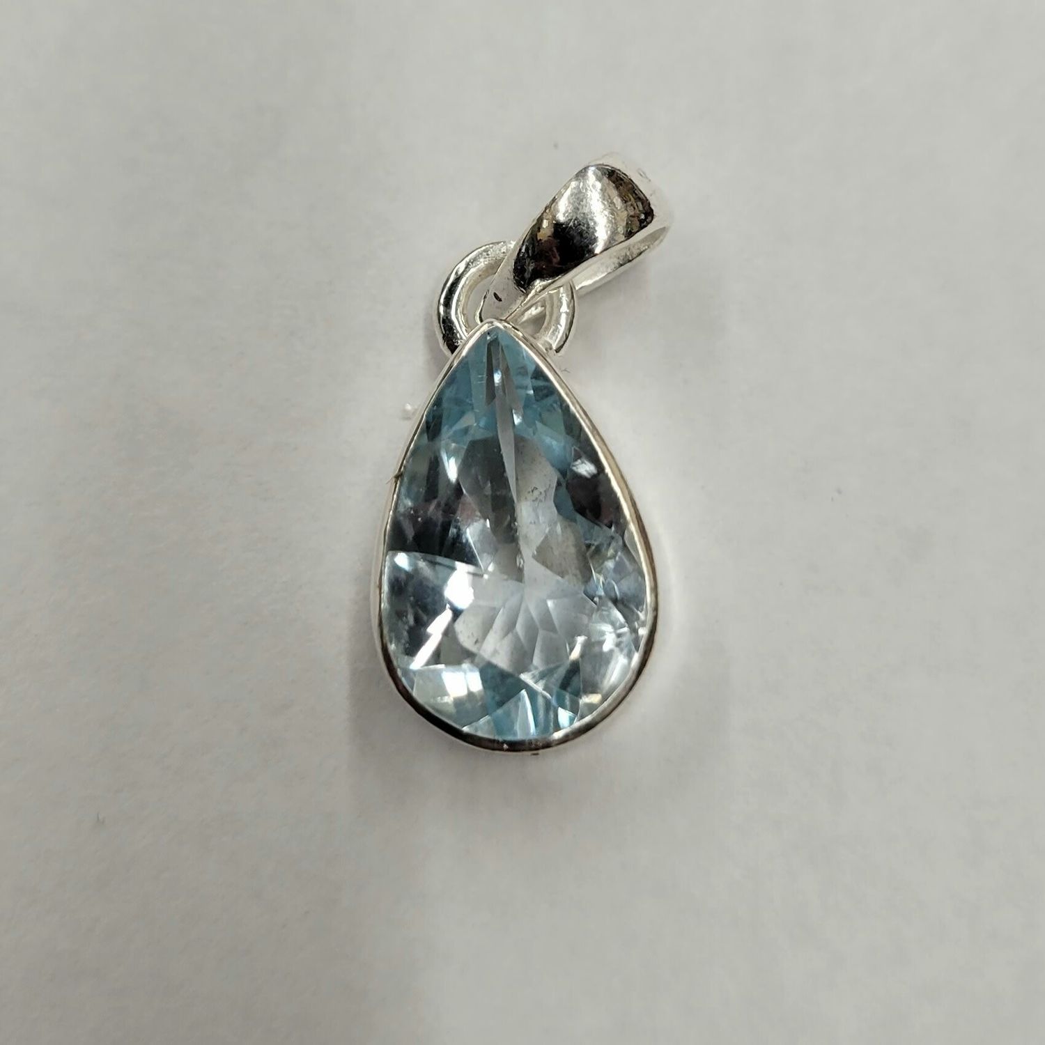 Topaz Pendant B - Sterling Silver