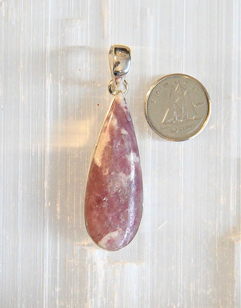 Pink Tourmaline Pendant D Sterling Silver