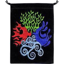 4 Elements Velvet Tarot Bag