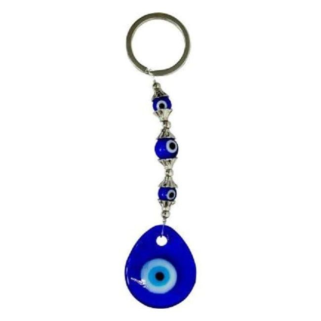 Evil Eye Teardrop Keychain - 5&quot;
