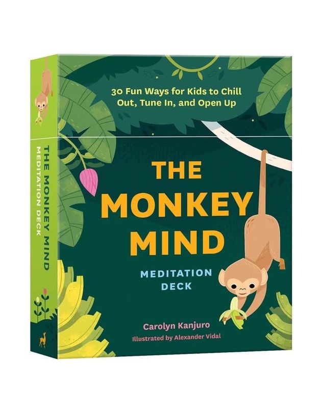 Monkey Mind Meditation Deck for Kids by Carolyn Kanjuro