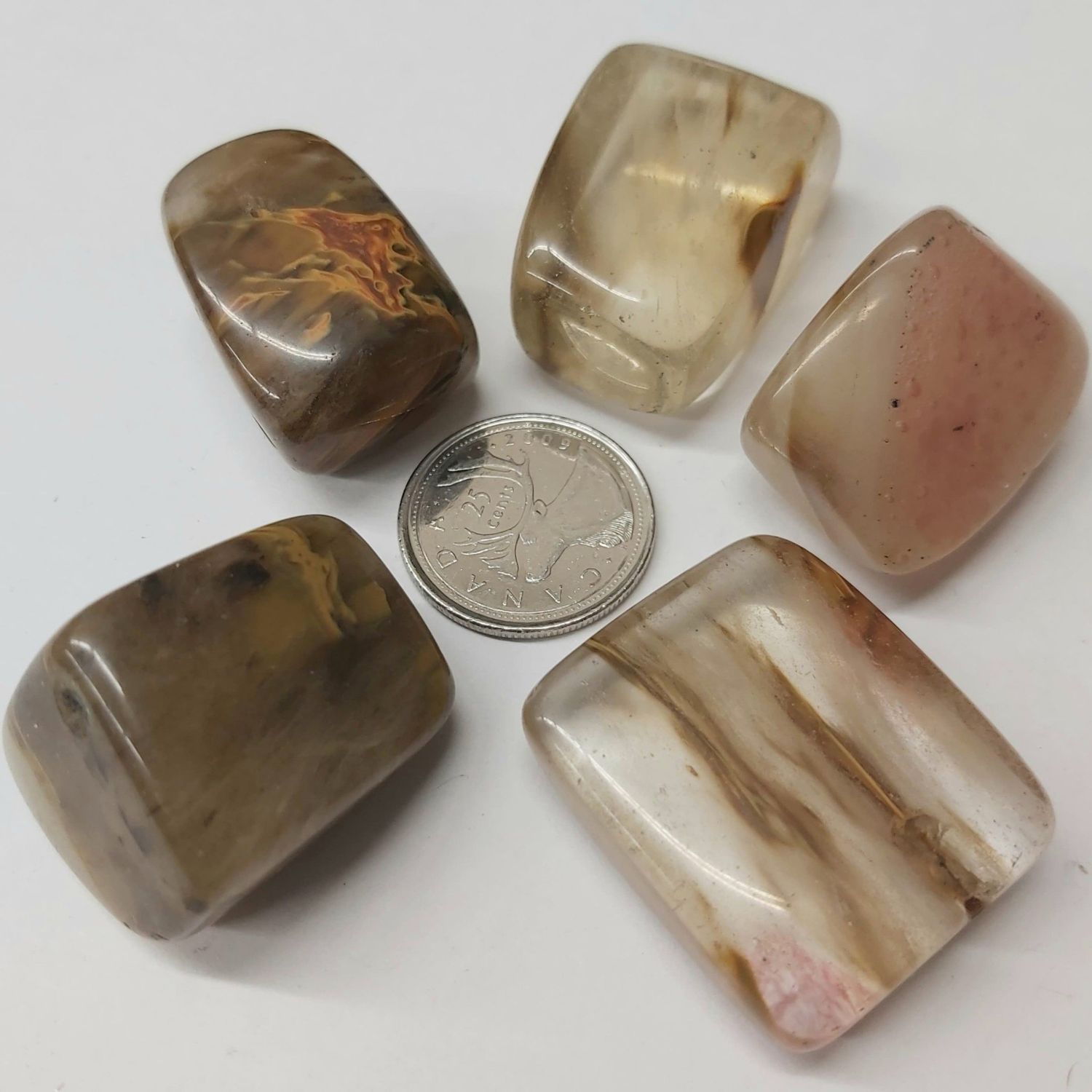 Banded Quartz Tumbled $7