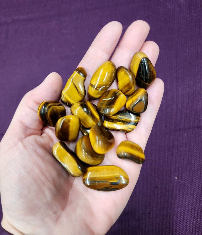 Golden Tigers Eye Tumbled