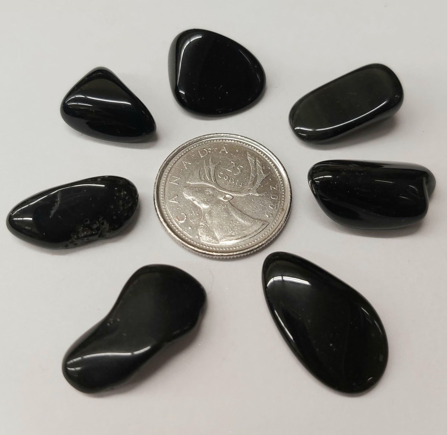 Black Obsidian Tumbled $2