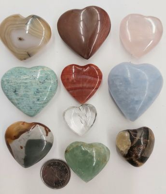 Mixed Puffy Hearts Small $9