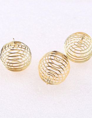 Golden Plated Pendant Cage .75&quot;