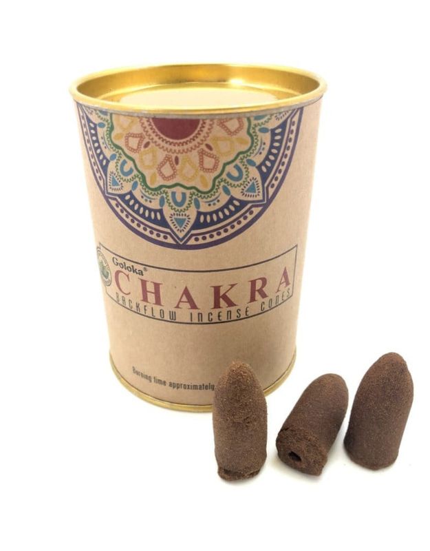 Chakra GOLOKA Backflow Incense Cones