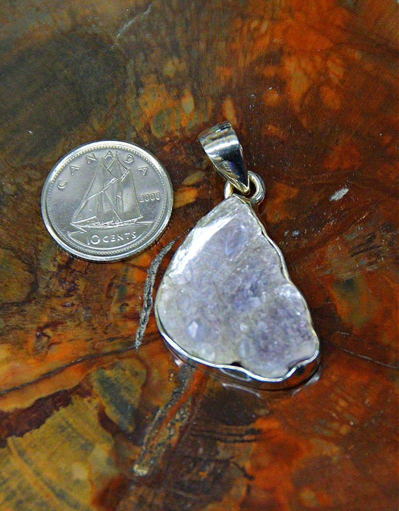 Lepidolite Pendant C Sterling Silver
